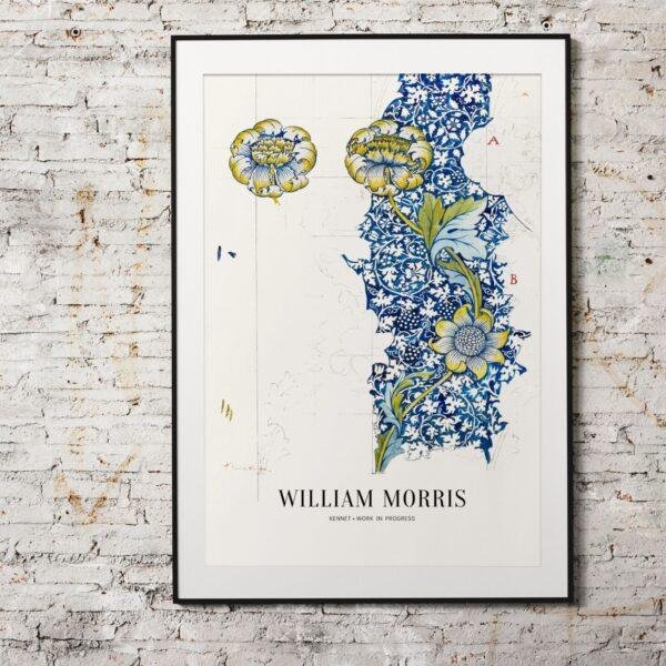 William Morris Art Print - Kennet, Victorian Decor, Modern Farmhouse, Gallery Matte
