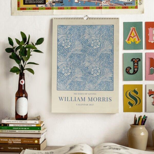 William Morris - Marigold, Calendar for Home, Victorian Design, Semi-Glossy Paper