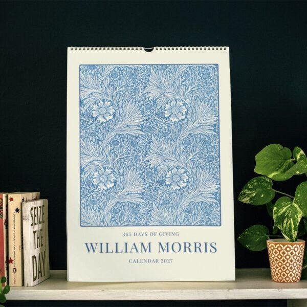 William Morris - Marigold, Calendar for Home, Victorian Design, Semi-Glossy Paper