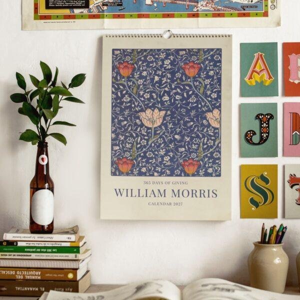 William Morris - Medway, Calendar for Home, Victorian Design, Semi-Glossy Paper