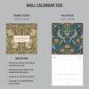 William Morris - Pimpernel, Wall Planner, Victorian Pattern, Semi-Glossy Paper
