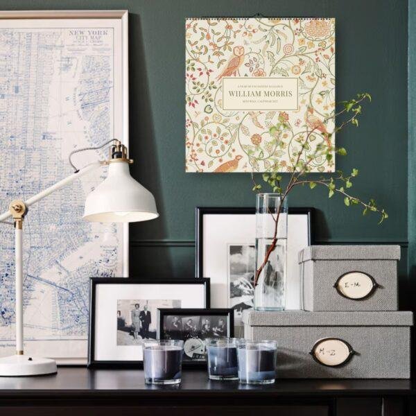 The Brook (3) William Morris - The Brook, Wall Planner, Victorian Pattern, Semi-Glossy Paper