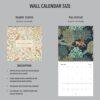 The Brook (4) William Morris - The Brook, Wall Planner, Victorian Pattern, Semi-Glossy Paper