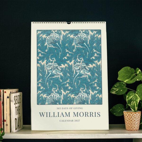 William Morris - Tulip, Calendar for Home, Victorian Design, Semi-Glossy Paper