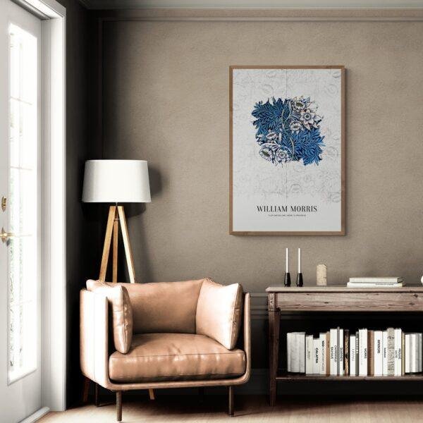 William Morris Art Print - Tulip and Willow, Victorian Decor, Modern Farmhouse, Gallery Matte