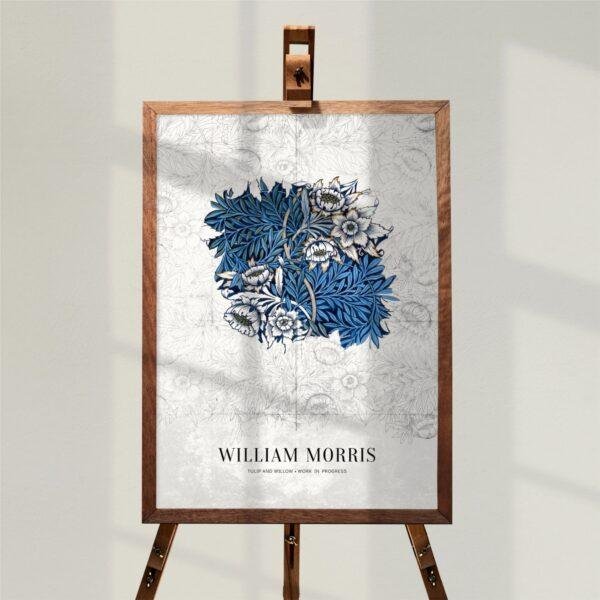 William Morris Art Print - Tulip and Willow, Victorian Decor, Modern Farmhouse, Gallery Matte