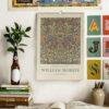 Violet (2) William Morris - Violet & Columbine, Calendar for Home, Victorian Design, Semi-Glossy Paper