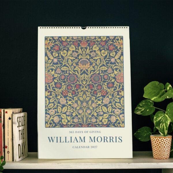 Violet William Morris - Violet & Columbine, Calendar for Home, Victorian Design, Semi-Glossy Paper