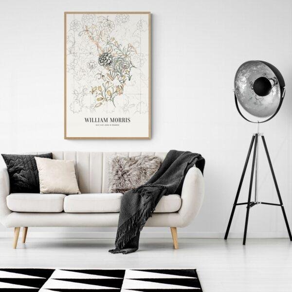 Wild Tulip (5) William Morris Art Print - Wild Tulip, Victorian Decor, Modern Farmhouse, Gallery Matte