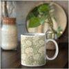 William Morris Coffee Cup - Chrysanthemum, 11oz Ceramic Mug