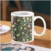 William Morris Coffee Cup - Fruits, 11oz Ceramic Mug