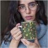 William Morris Coffee Cup - Fruits, 11oz Ceramic Mug