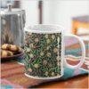William Morris Coffee Cup - Fruits, 11oz Ceramic Mug