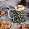 William Morris Coffee Cup - Fruits, 11oz Ceramic Mug
