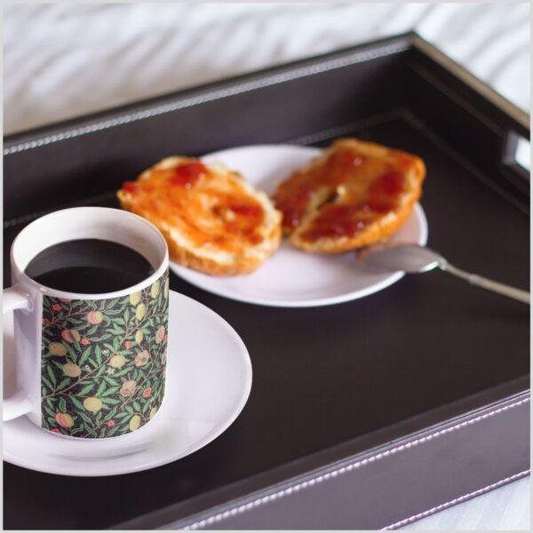 William Morris Coffee Cup - Fruits, 11oz Ceramic Mug