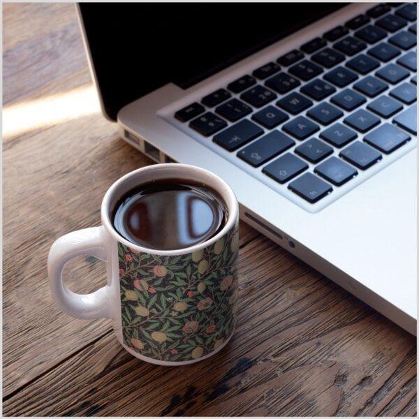 William Morris Coffee Cup - Fruits, 11oz Ceramic Mug