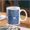William Morris 11oz Ceramic Mug (31) William Morris Coffee Cup - Medway, 11oz Ceramic Mug