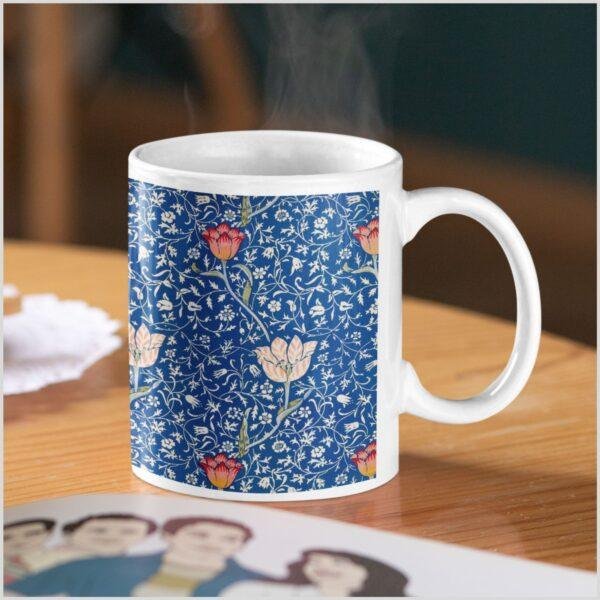 William Morris 11oz Ceramic Mug (31) William Morris Coffee Cup - Medway, 11oz Ceramic Mug