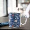 William Morris 11oz Ceramic Mug (33) William Morris Coffee Cup - Medway, 11oz Ceramic Mug