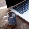 William Morris 11oz Ceramic Mug (40) William Morris Coffee Cup - Medway, 11oz Ceramic Mug