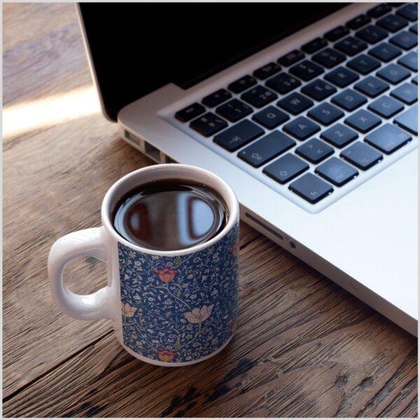 William Morris 11oz Ceramic Mug (40) William Morris Coffee Cup - Medway, 11oz Ceramic Mug