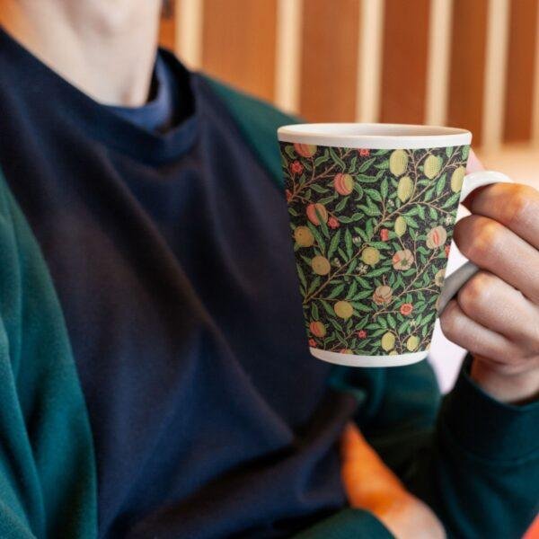 William Morris Coffee Cup – Fruits, 17oz Ceramic Mug