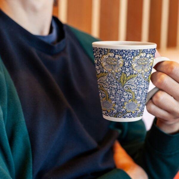 William Morris Coffee Cup – Kennet, 17oz Ceramic Mug