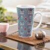 William Morris Coffee Cup – Snakeshead, 17oz Ceramic Mug