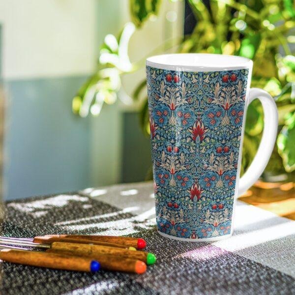 William Morris Coffee Cup – Snakeshead, 17oz Ceramic Mug