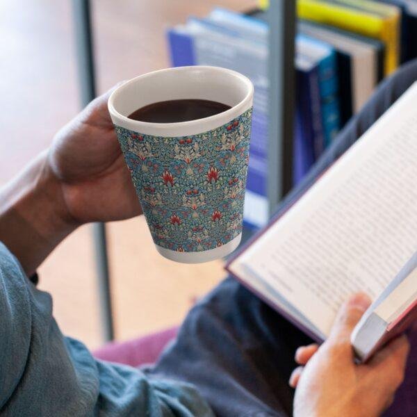 William Morris Coffee Cup – Snakeshead, 17oz Ceramic Mug