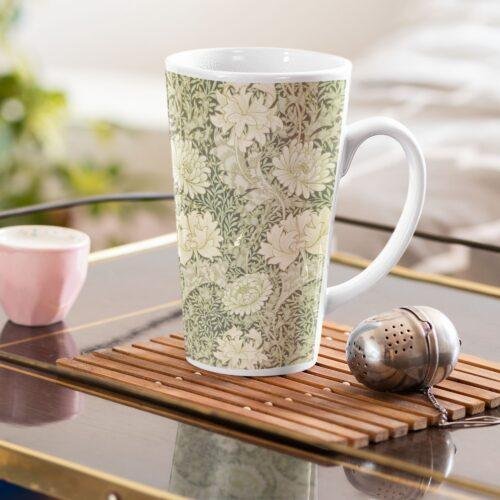 William Morris Coffee Cup - Chrysanthemum, 17oz Ceramic Mug