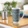 William Morris Coffee Cup – Strawberry Thief, 17oz Ceramic Mug