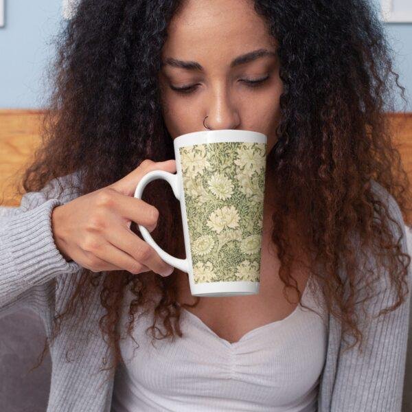 William Morris Coffee Cup - Chrysanthemum, 17oz Ceramic Mug