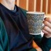 William Morris Coffee Cup – Strawberry Thief, 17oz Ceramic Mug