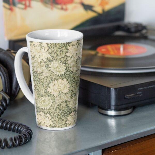 William Morris Coffee Cup - Chrysanthemum, 17oz Ceramic Mug