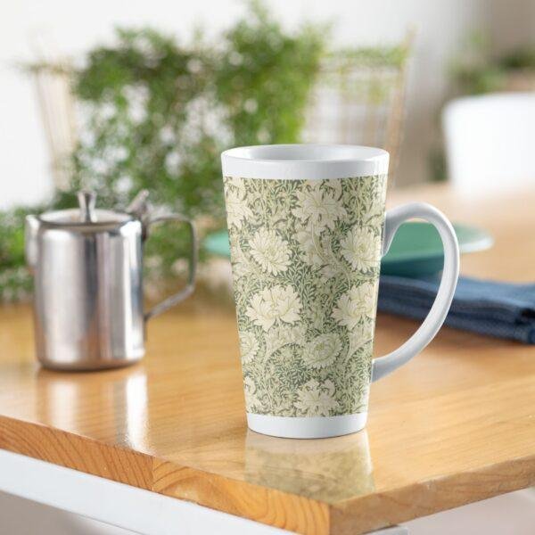 William Morris Coffee Cup - Chrysanthemum, 17oz Ceramic Mug