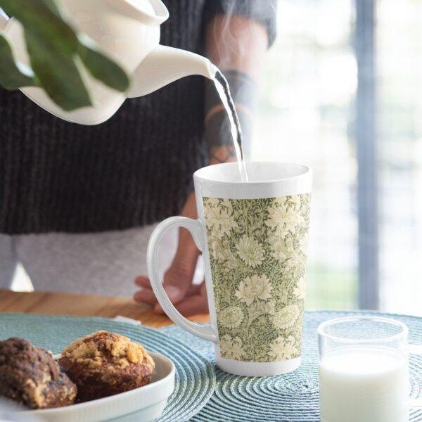 William Morris Coffee Cup - Chrysanthemum, 17oz Ceramic Mug