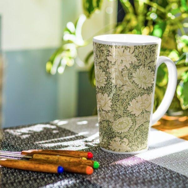 William Morris Coffee Cup - Chrysanthemum, 17oz Ceramic Mug