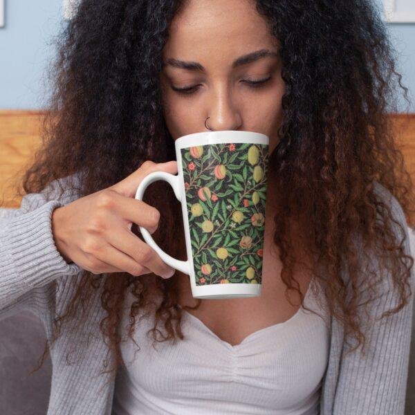 William Morris Coffee Cup – Fruits, 17oz Ceramic Mug
