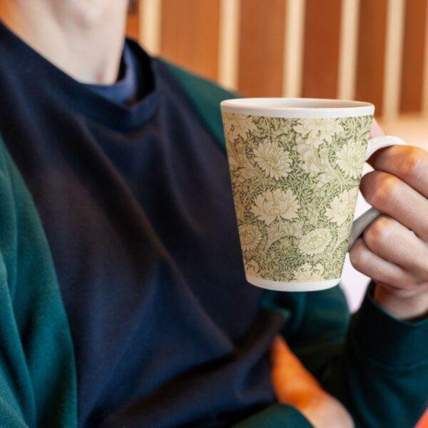 William Morris Coffee Cup - Chrysanthemum, 17oz Ceramic Mug