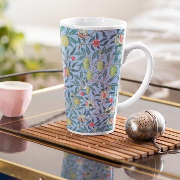 William Morris 17oz Ceramic Mug (31) William Morris Coffee Cup – Pomegranate, 17oz Ceramic Mug