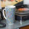 William Morris 17oz Ceramic Mug (34) William Morris Coffee Cup – Pomegranate, 17oz Ceramic Mug