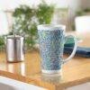 William Morris 17oz Ceramic Mug (35) William Morris Coffee Cup – Pomegranate, 17oz Ceramic Mug