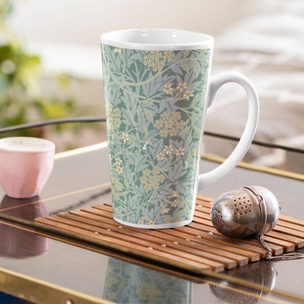 William Morris 17oz Ceramic Mug (41) William Morris Coffee Cup – Jasmine, 17oz Ceramic Mug