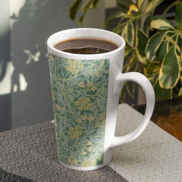 William Morris 17oz Ceramic Mug (43) William Morris Coffee Cup – Jasmine, 17oz Ceramic Mug