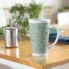 William Morris 17oz Ceramic Mug (45) William Morris Coffee Cup – Jasmine, 17oz Ceramic Mug
