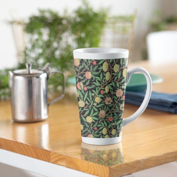 William Morris Coffee Cup – Fruits, 17oz Ceramic Mug