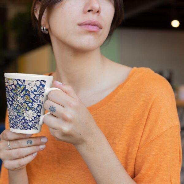 William Morris Coffee Cup – Wey, 17oz Ceramic Mug