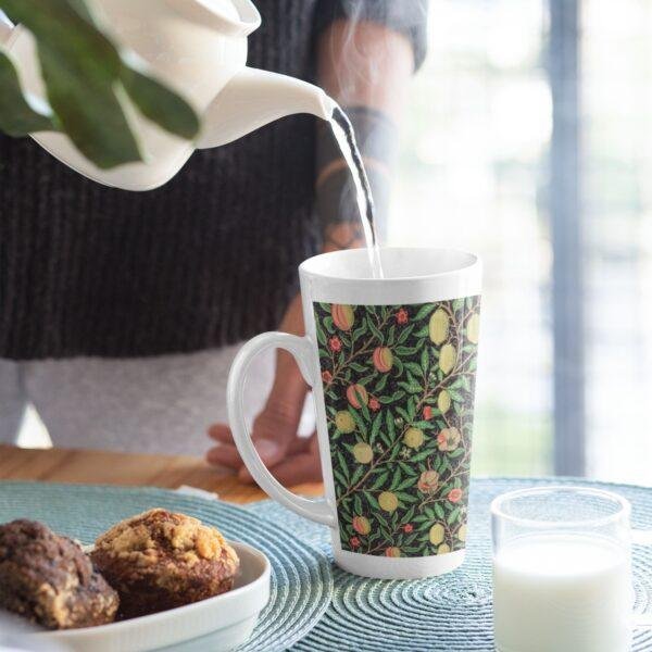 William Morris Coffee Cup – Fruits, 17oz Ceramic Mug