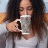 William Morris 17oz Ceramic Mug (62) William Morris Coffee Cup – Cray, 17oz Ceramic Mug